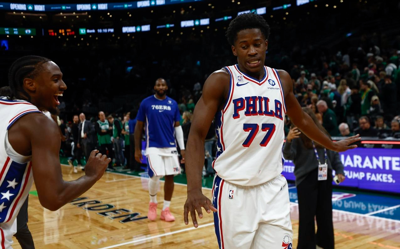 探花秀埃奇库姆爆发，费城后场双枪崛起，恩比德坦然面对