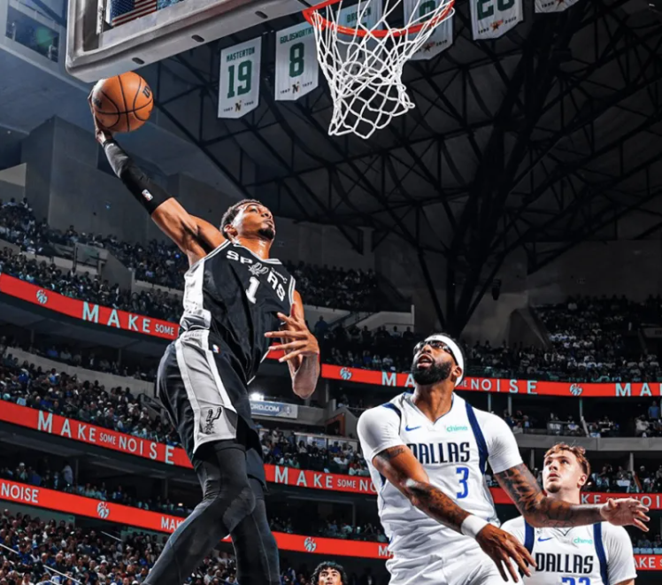 文班亚马40分15板创纪录！马刺33分狂胜独行侠，浓眉弗拉格低迷