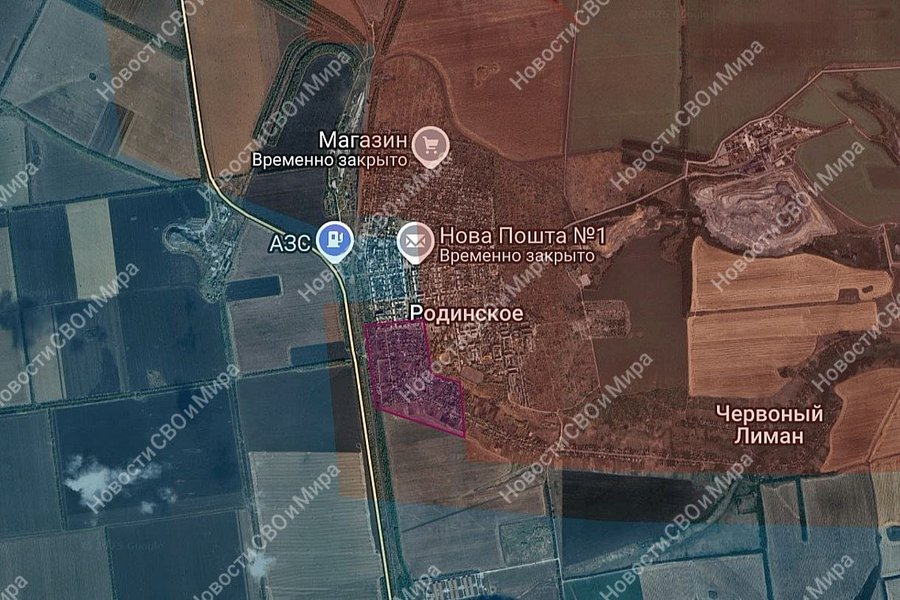 俄军占领罗金斯克镇现场