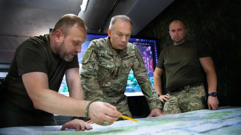 乌军高层会议现场