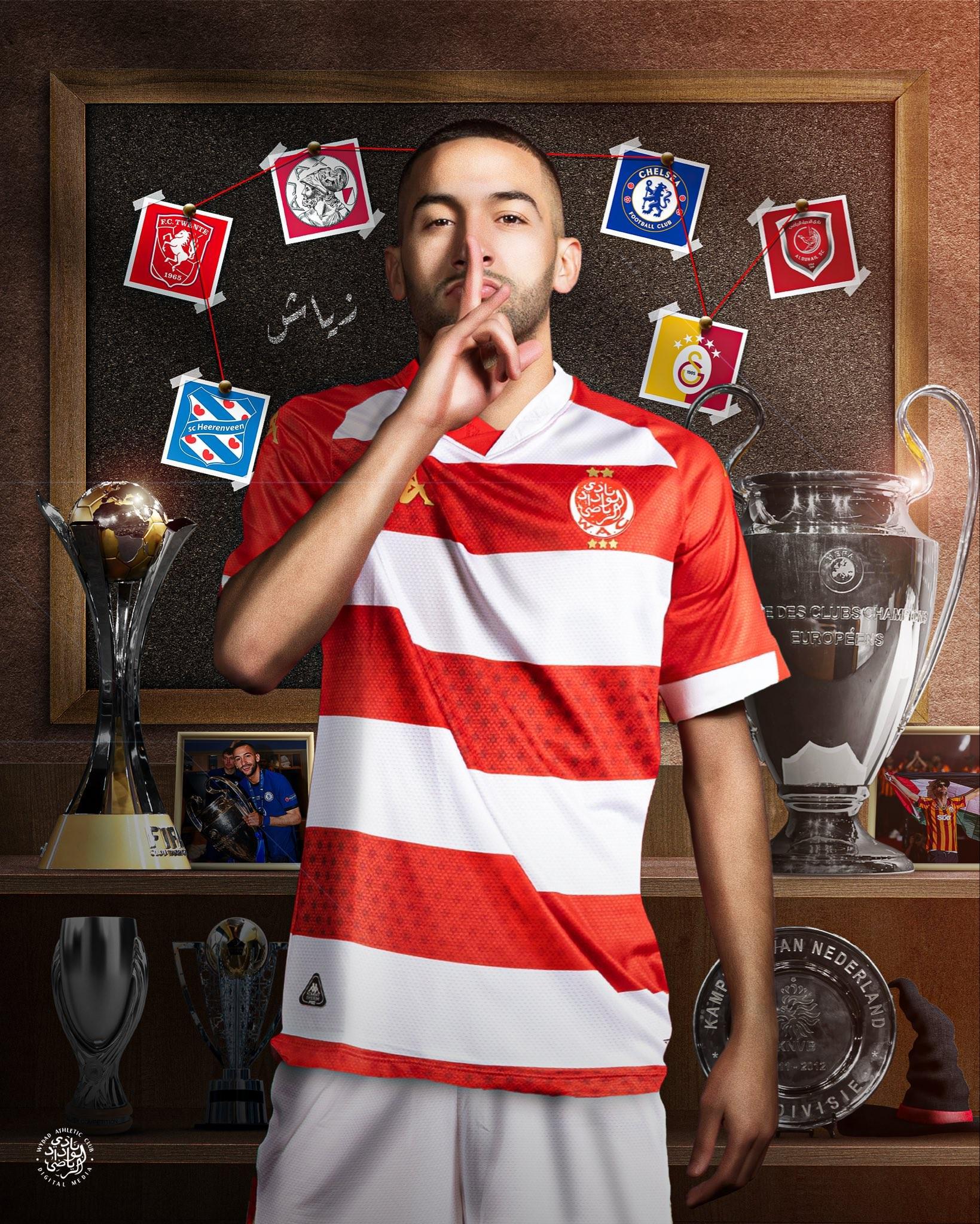 官方确认：切尔西旧将齐耶赫正式签约摩洛哥劲旅卡萨布兰卡维达德