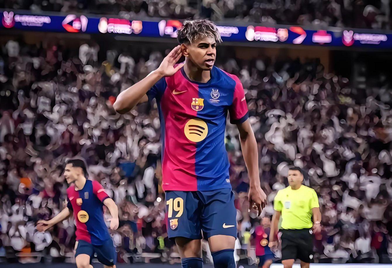 巴萨2亿巨星亚马尔炮轰皇马：偷窃耍诈，2天后国家德比再战