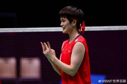 王祉怡九连胜韩悦，晋级法国羽毛球公开赛女单决赛