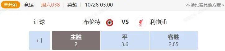 英超德甲串关解析：布伦特福德VS利物浦，多特蒙德VS科隆赛前分析