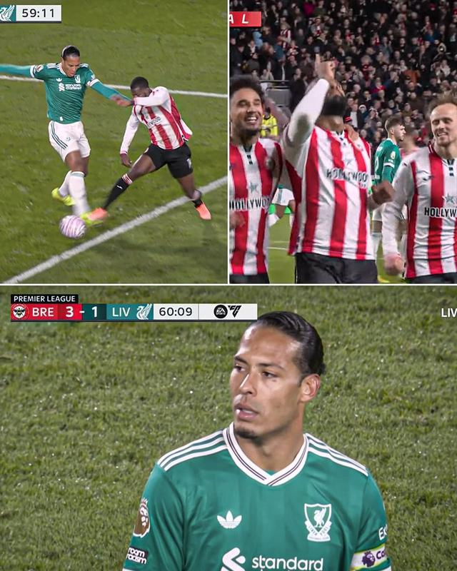 英超第9轮：主裁VAR介入后改判点球，范戴克禁区线犯规引争议