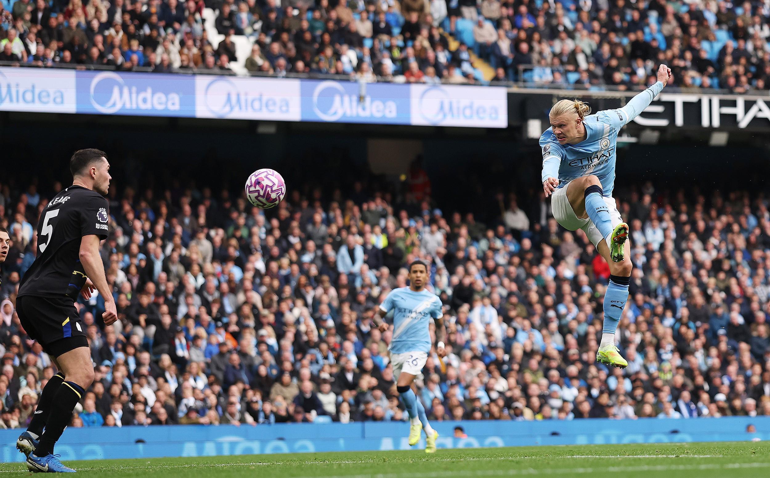 剑南春邀您共赏：哈兰德冲击连场进球新纪录，曼城客战维拉