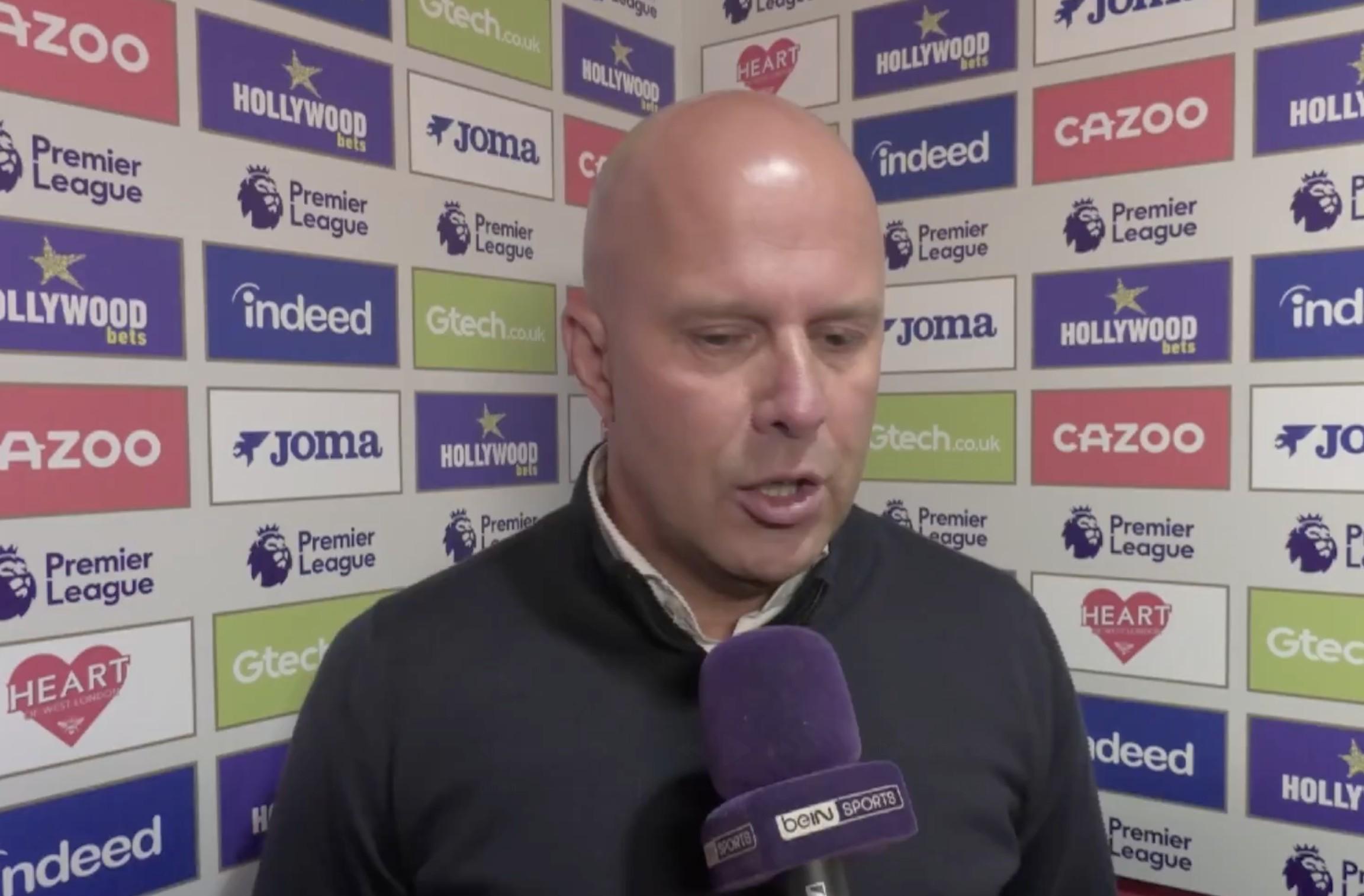 斯洛特谈利物浦失利：加克波争议判罚更像点球，团队需聚焦整体表现