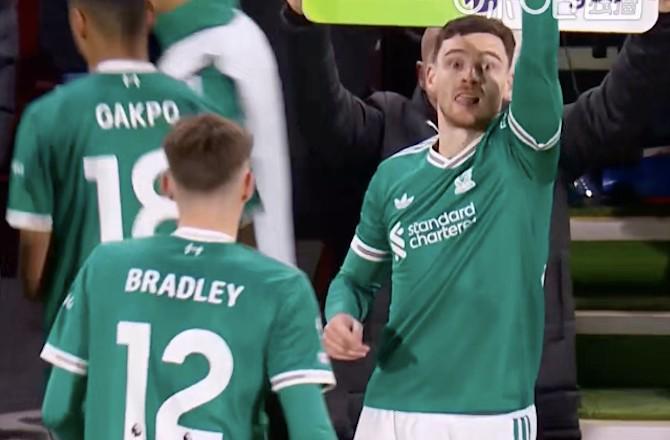 罗伯逊利物浦生涯第350次出场，达成重要里程碑