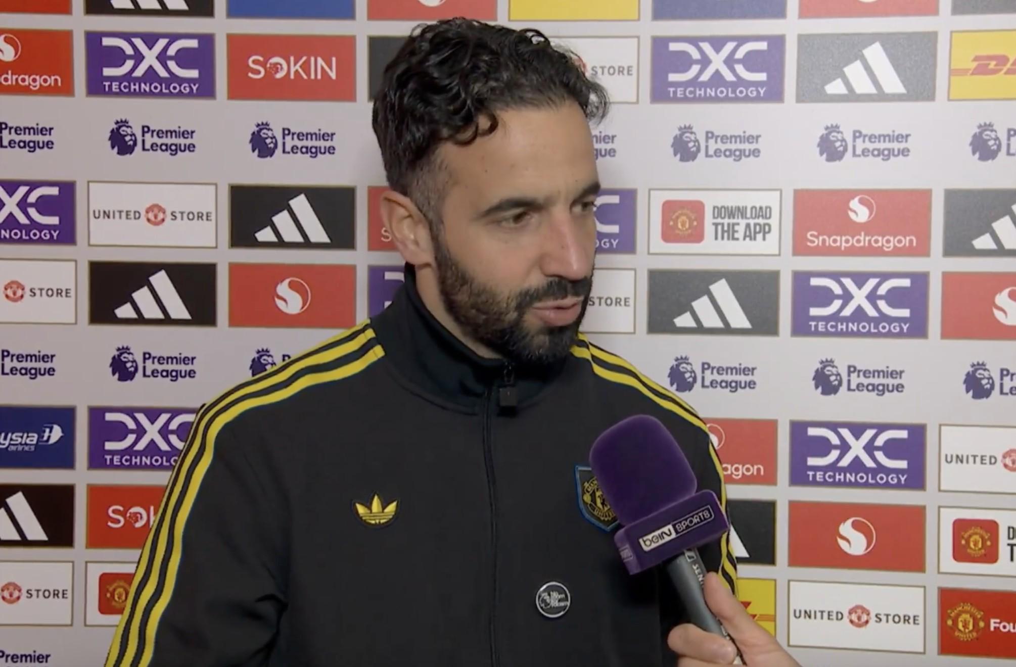 阿莫林：曼联末段紧张但有进步，球队未来可期