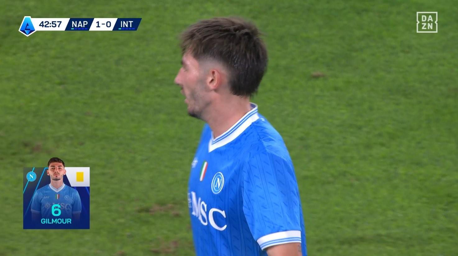 意甲官网乌龙：吉尔摩黄牌误记 迪洛伦佐成首黄得主