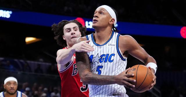 吉迪21+8班凯罗24+10，公牛客场110-98力克魔术