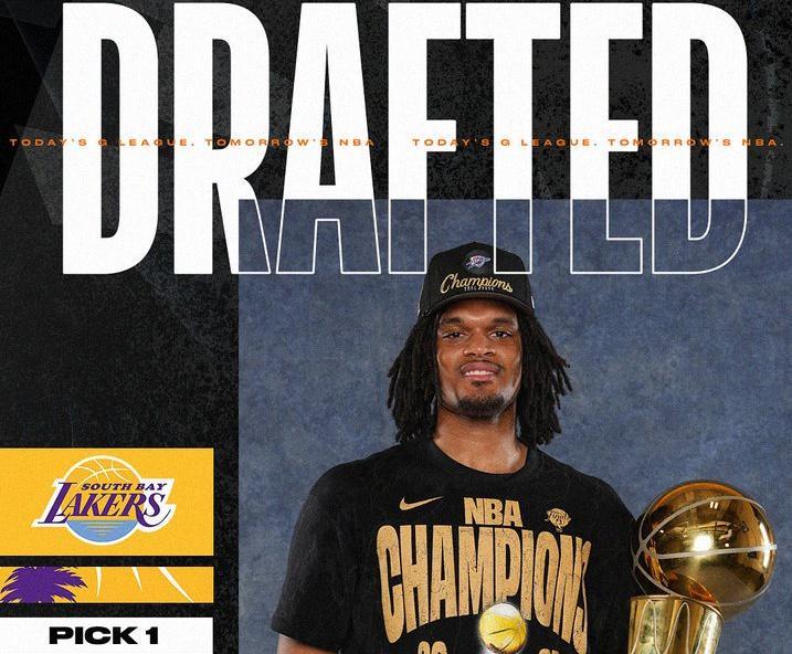 G联赛选秀：南湾湖人状元签选中前雷霆球员狄龙·琼斯