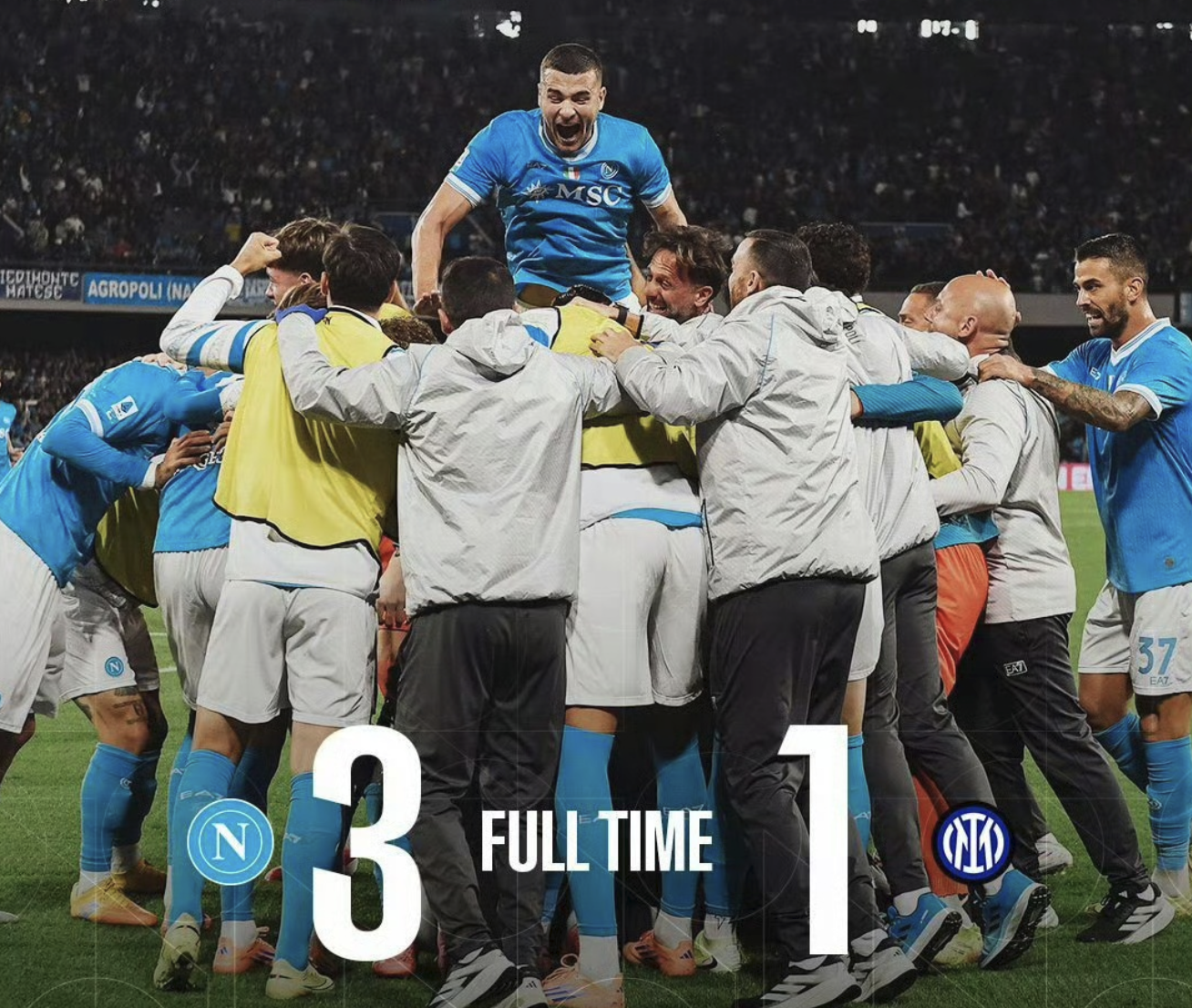 3-1力克国米！那不勒斯终结7连胜，孔蒂欧冠策略引争议