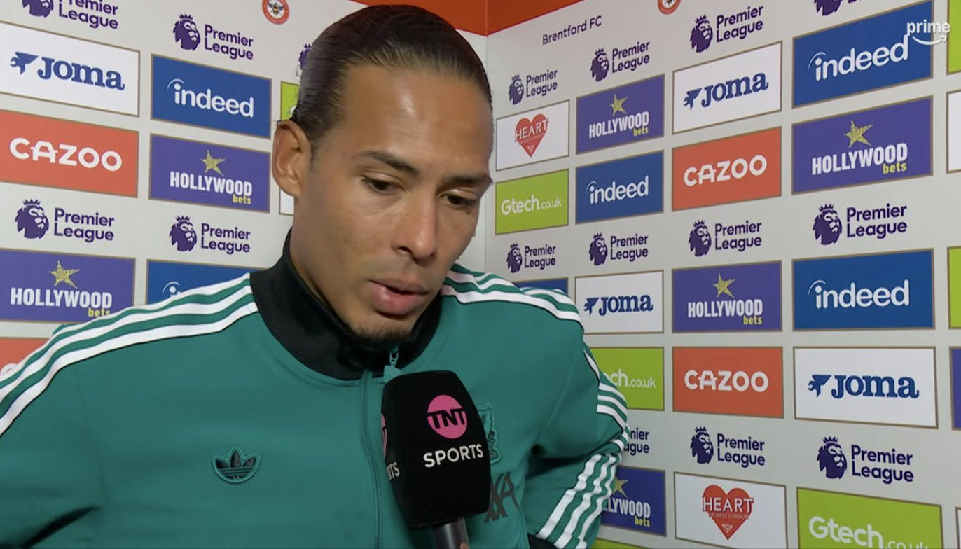 范戴克谈英超失利：点球判罚存疑，利物浦需调整迎战水晶宫