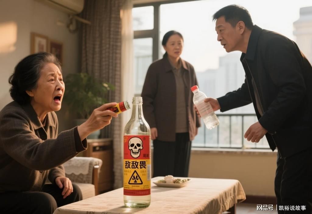 婆婆逼儿子出彩礼钱，以死相逼反被儿子用硫酸瓶回击