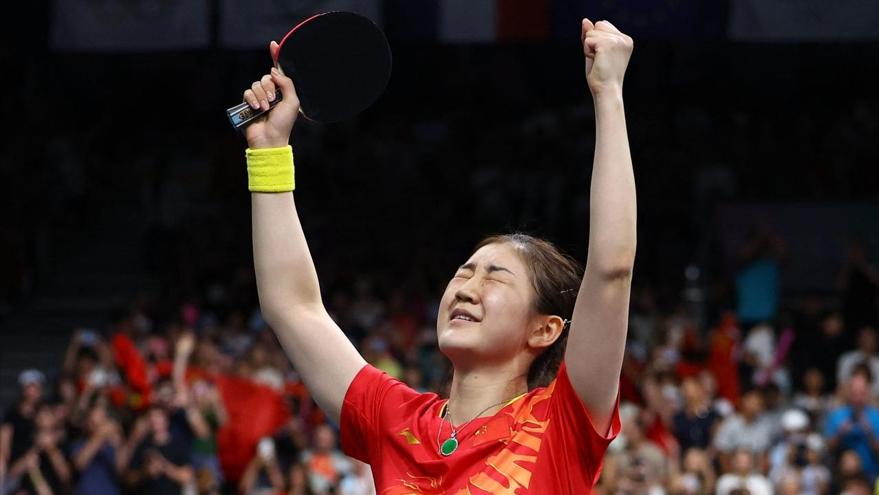 陈梦全运会备战状态火热，山大训练赛3-0完胜泰国名将