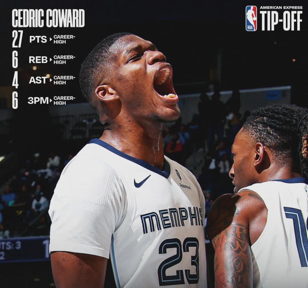 6中6！灰熊新秀考沃德惊艳表现，与杨瀚森互换东家引热议