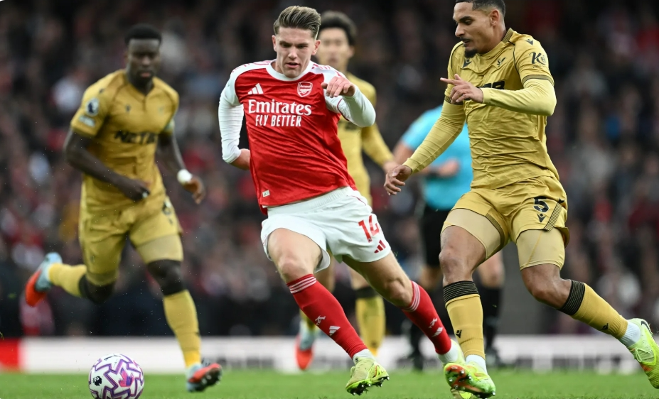 阿森纳1-0胜水晶宫：全场数据解析，控球率60%占优