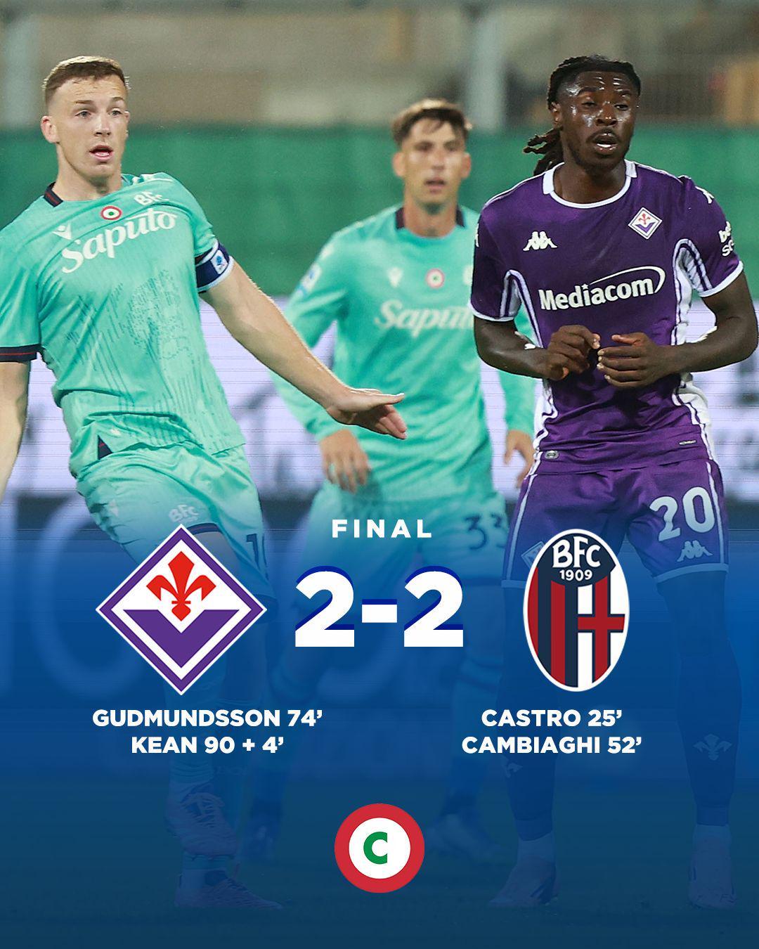 佛罗伦萨意甲新赛季8轮不胜，排名跌至倒数第三