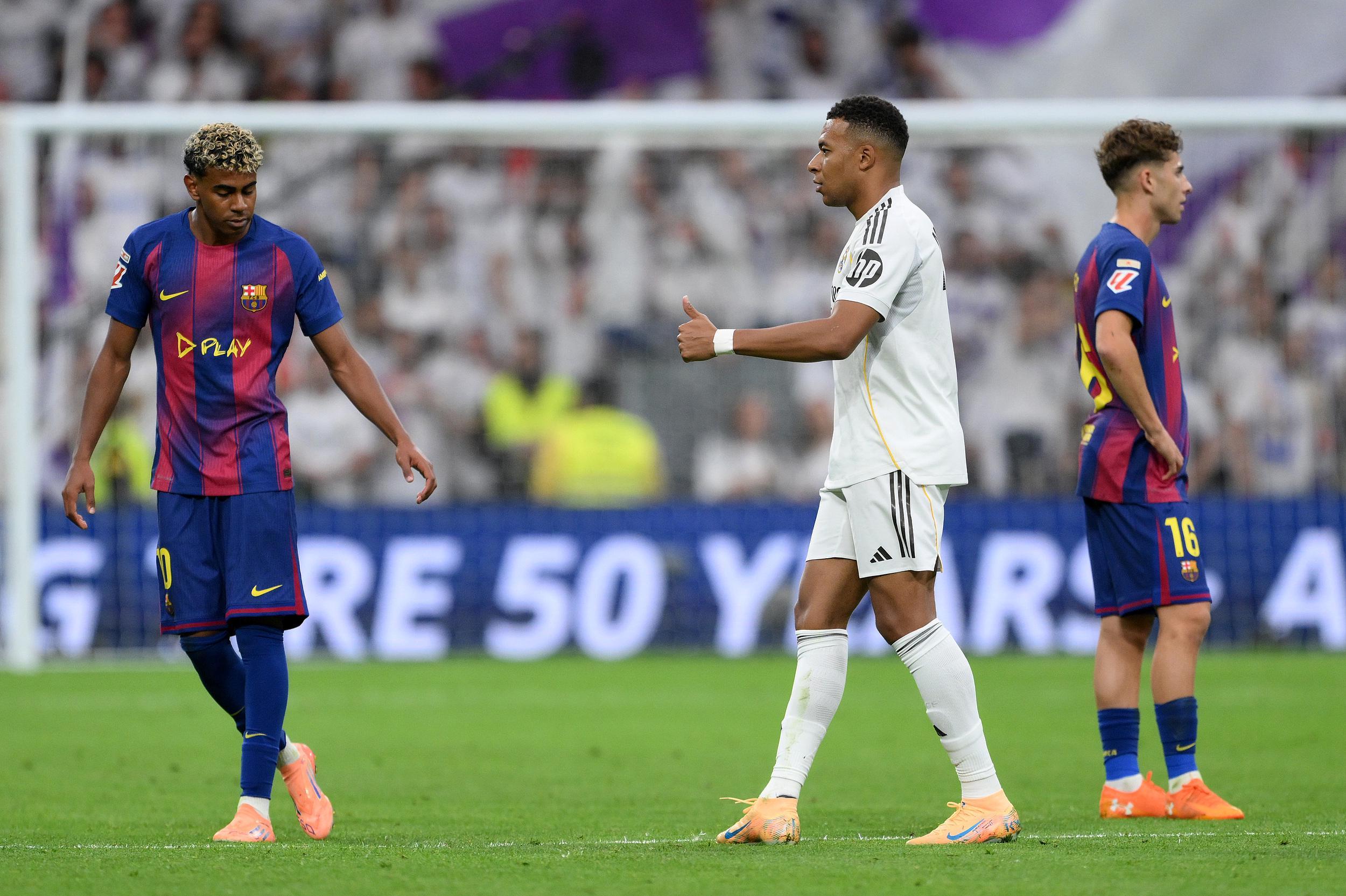 姆巴佩国家德比扬眉吐气！终结对亚马尔6连败，表现碾压对手