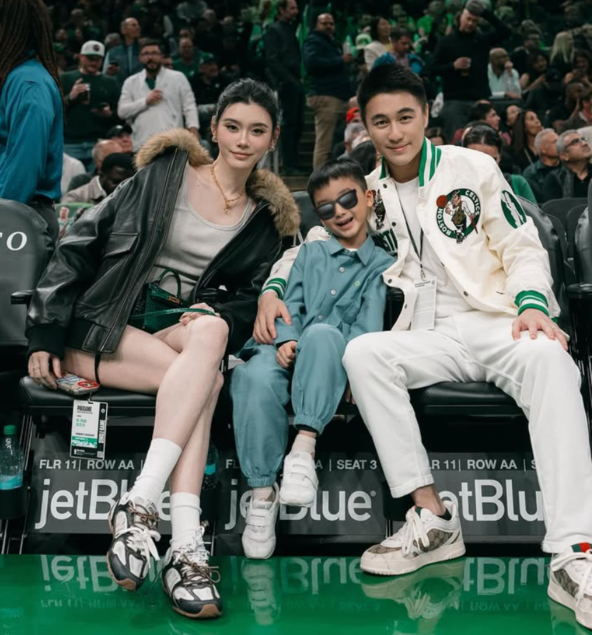 何猷君成凯尔特人小老板后 球队0胜3负 携妻儿现身揭幕战引关注