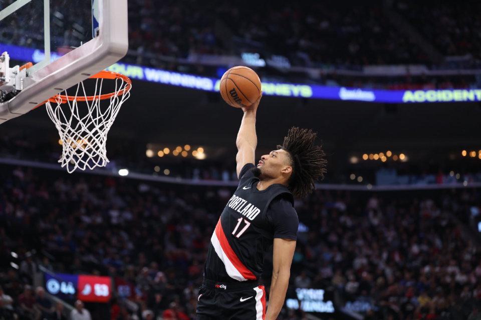 NBA常规赛：开拓者107-114惜败快船，杨瀚森2分1板，哈登20+13助