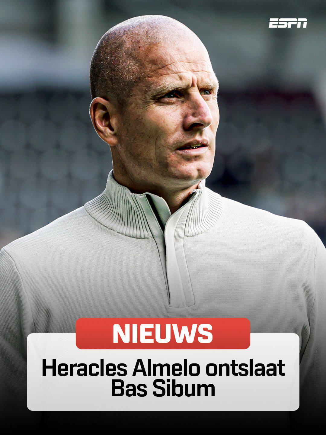 荷甲垫底队赫拉克勒斯官宣解雇主帅希布姆，10战仅3分