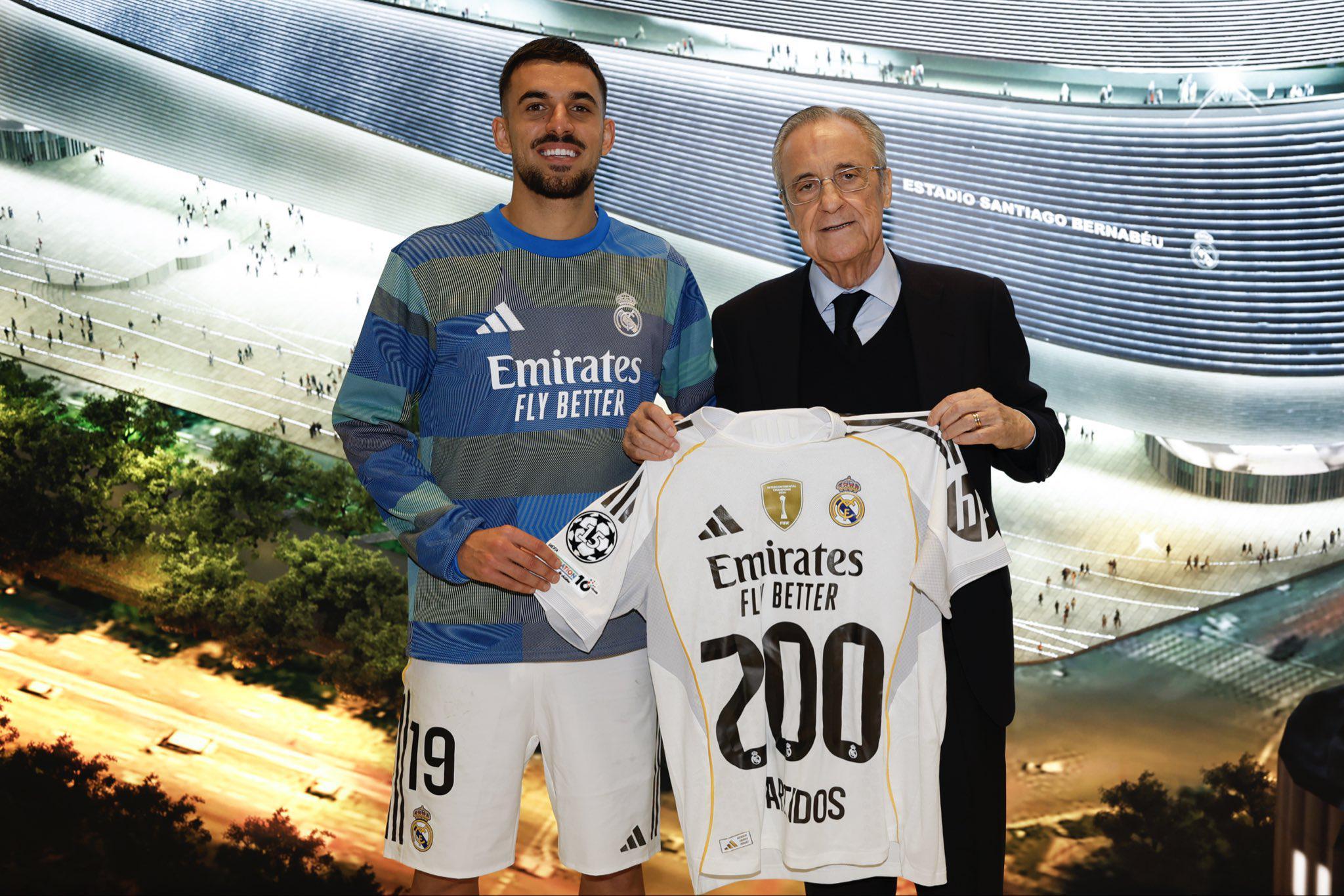 塞瓦略斯社媒晒照：达成皇马200场里程碑，自豪效力顶级豪门