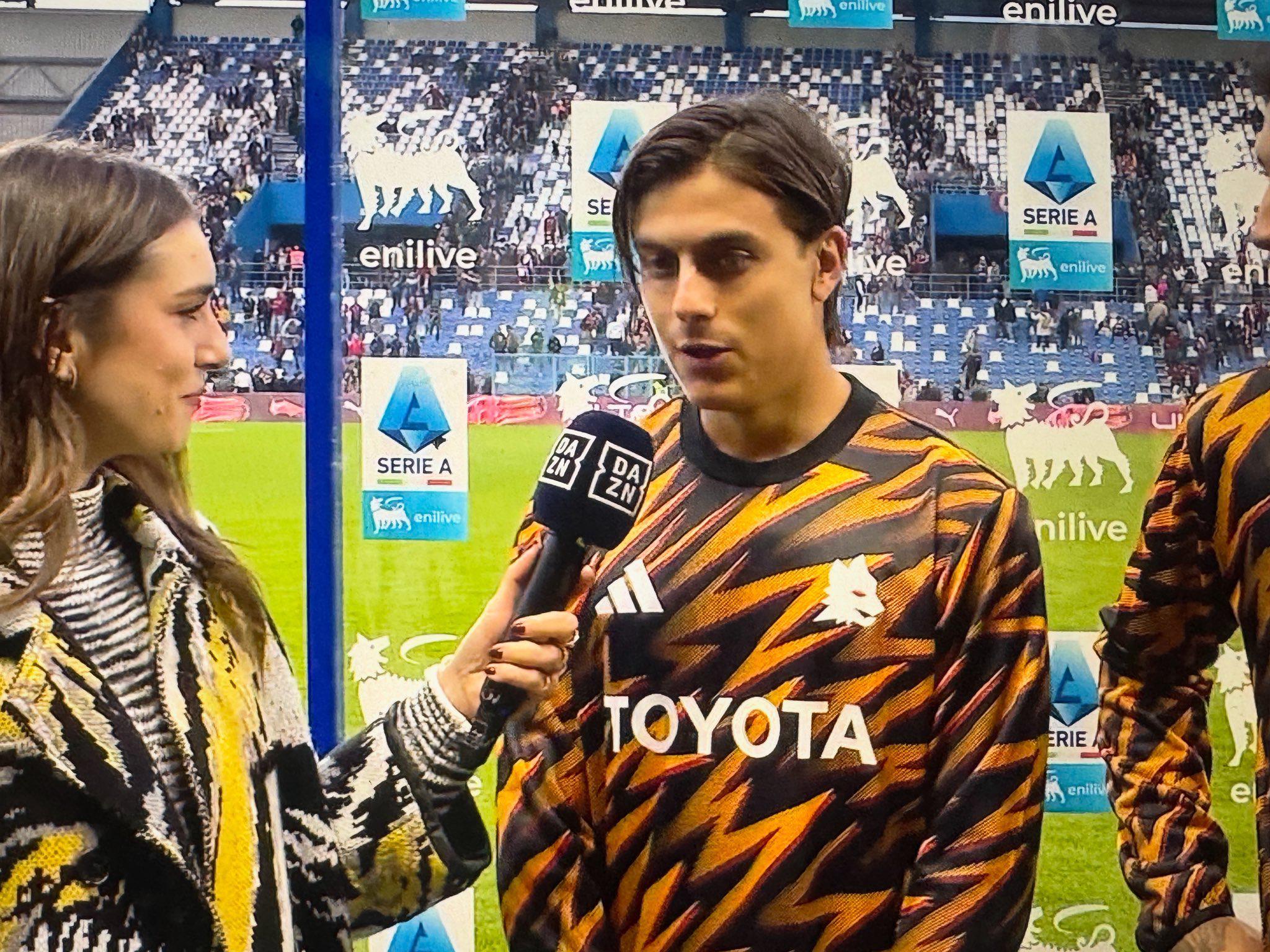 迪巴拉谈罗马胜利：三分意义重大，庆祝动作源自妻子创意