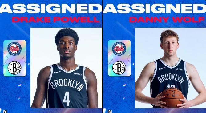 篮网新秀下放G联赛