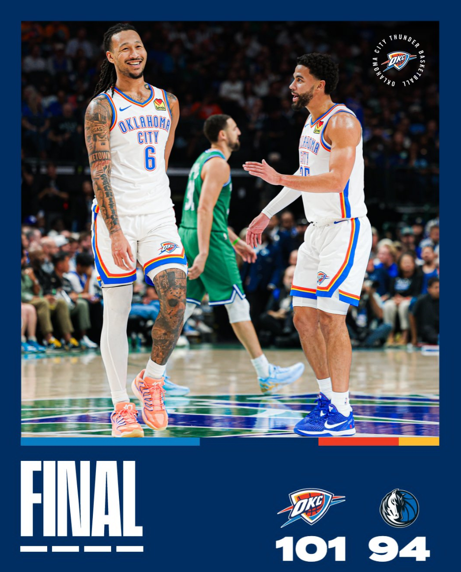 弗拉格9中1惨败雷霆：肩伤成借口，霍姆格伦隔扣大帽尽显统治力