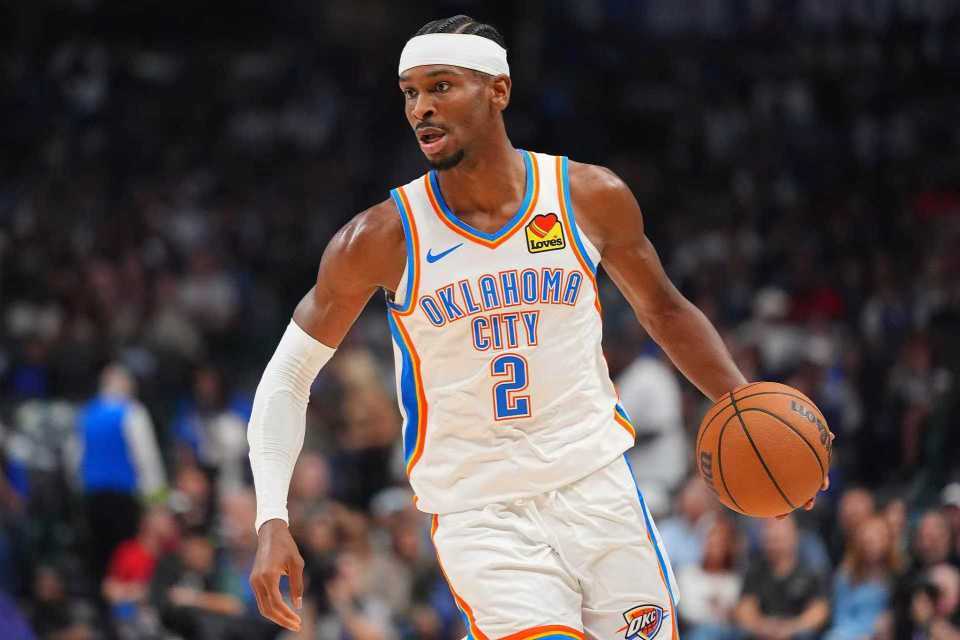 NBA常规赛：雷霆4连胜！亚历山大23+8率队险胜独行侠