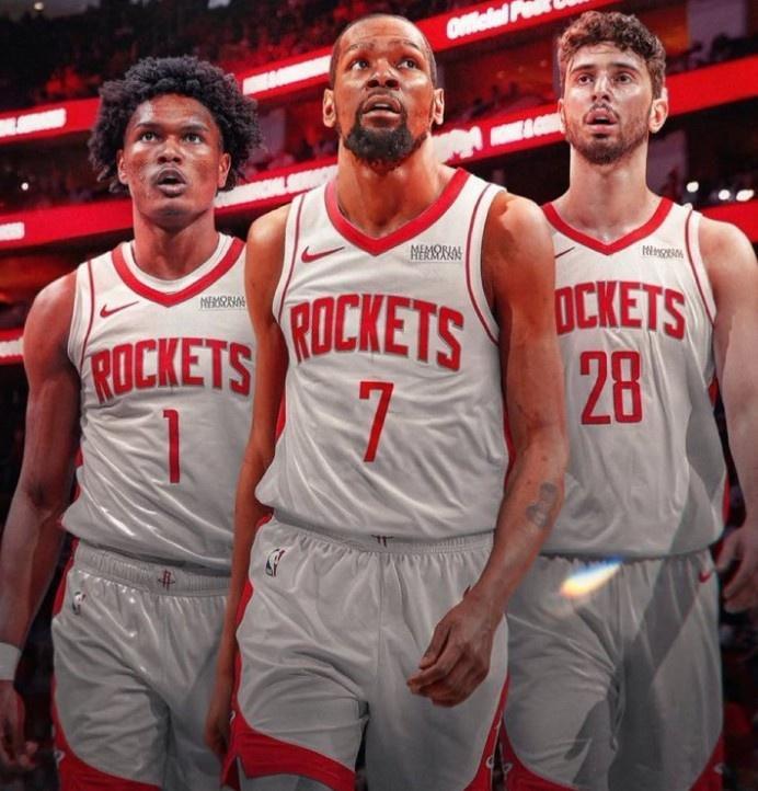 火箭队9人轮换大调整：乌度卡变阵激活攻防，28分大胜篮网