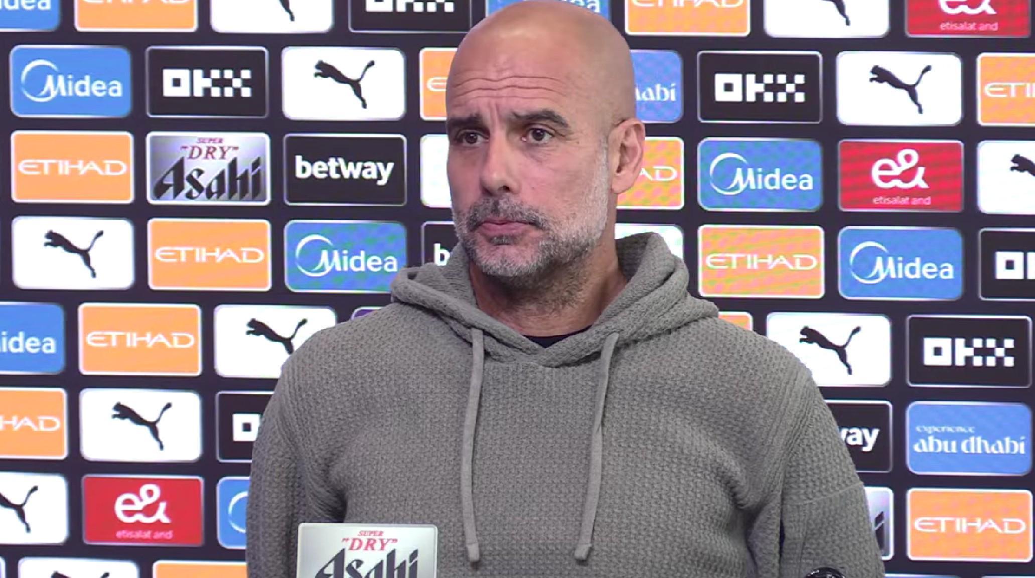 瓜迪奥拉赛前发声：胡桑诺夫明日或登场，罗德里复出待定