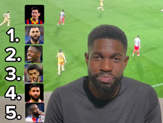 乌姆蒂蒂评选最佳队友：梅西、本泽马、登贝莱位列前三