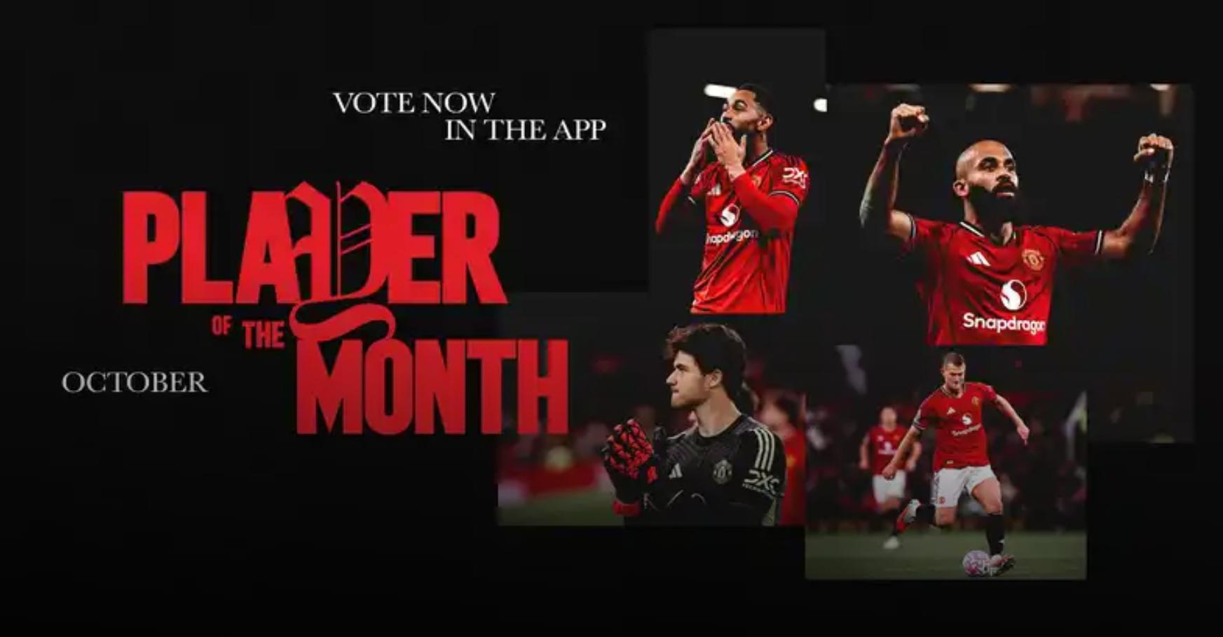 曼联10月最佳球员候选名单揭晓：拉门斯、德利赫特等四人角逐