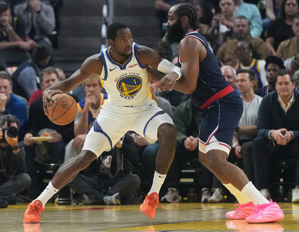 哈登上半场20分下半场0分，快船惨败勇士，老将背锅成焦点