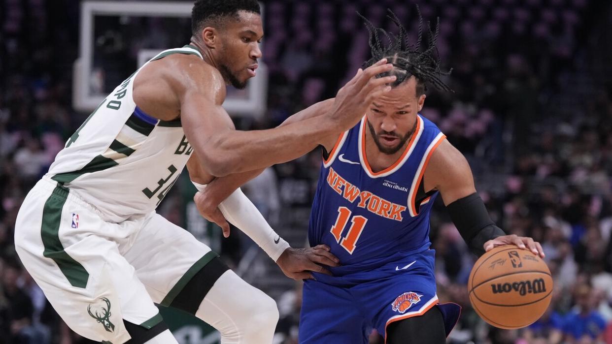 字母哥狂轰37+8+7创历史！雄鹿14分逆转尼克斯，唐斯低迷仅得8分