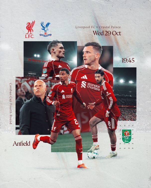 利物浦VS水晶宫前瞻：斯洛特、维尔茨领衔出战海报引发热议