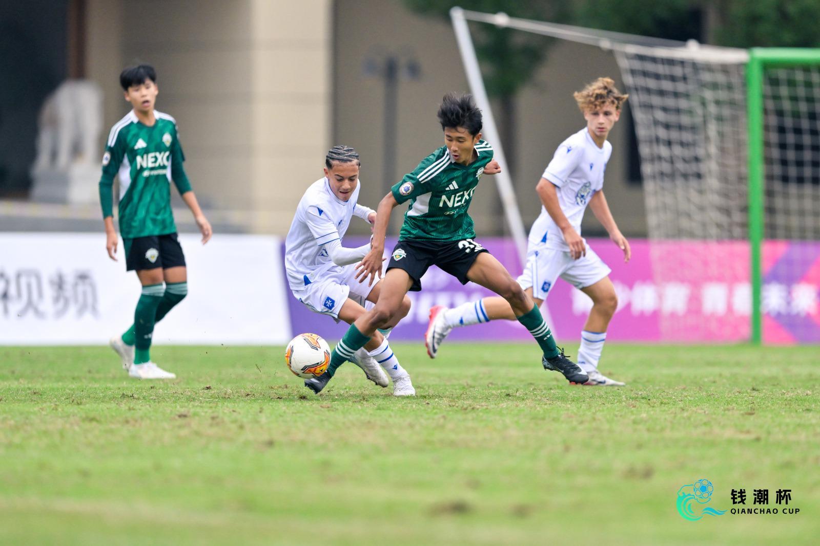 申花U14夺冠‘钱潮杯’，国际青少年足球交流显成效