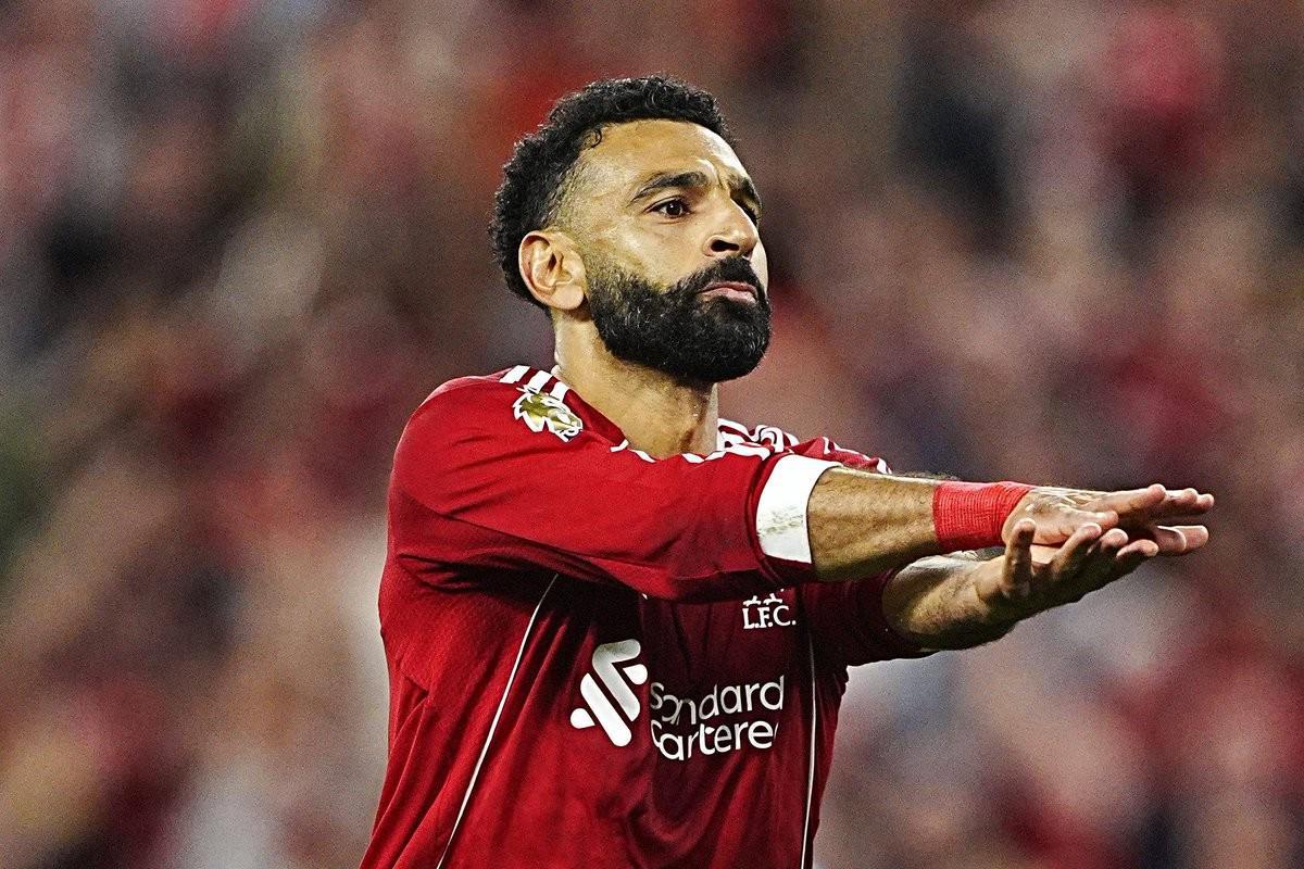 萨拉赫对阵水晶宫数据对比