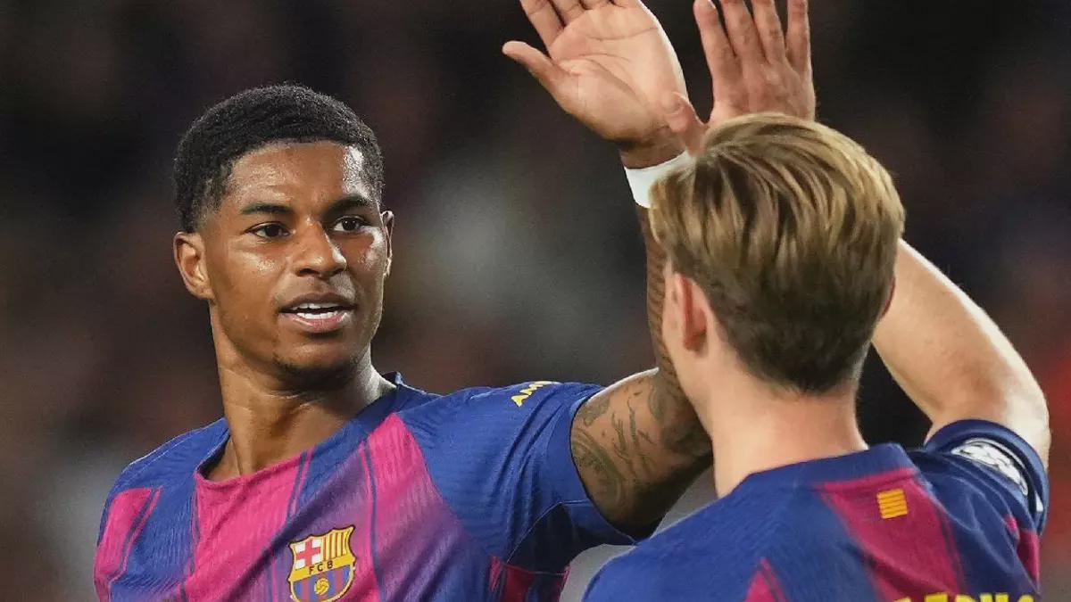 巴萨批准拉什福德返曼彻斯特，明日归队备战周末联赛