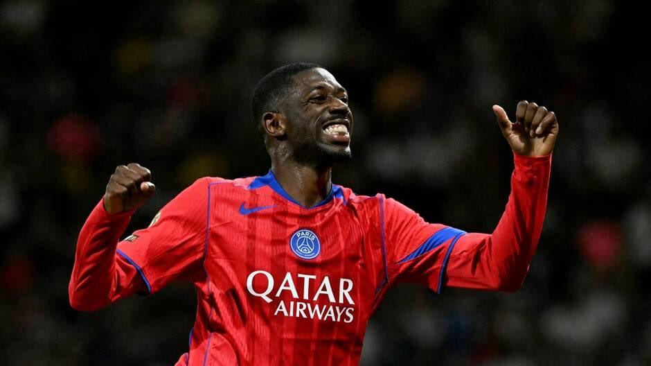 伤缺近6周后复出，登贝莱时隔2月首发出战大巴黎法甲关键战