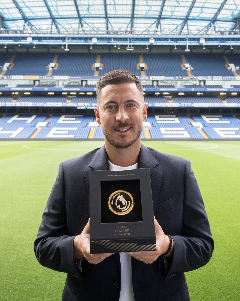 英超名人堂新成员：切尔西传奇阿扎尔荣耀入选