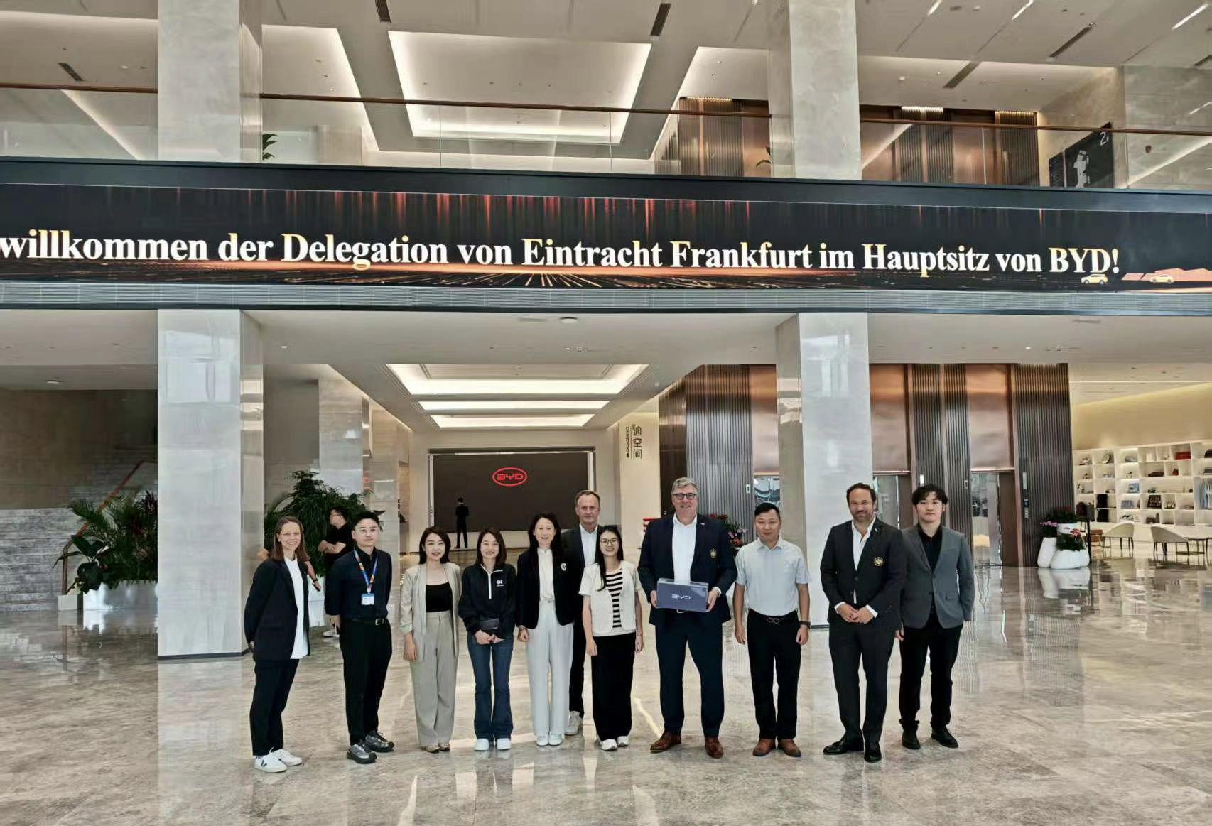 比亚迪或9000万欧冠名法兰克福主场，创德甲新纪录