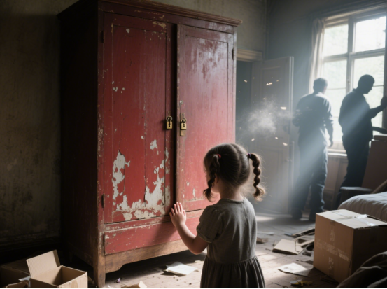 男子将8岁女儿锁衣柜后移民，25年后回老宅却听见：轮到你藏了