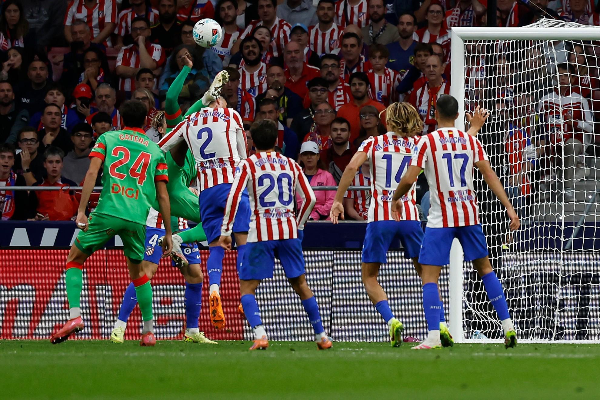 希门尼斯回归助力马竞防线升级，联赛两连零封显威力