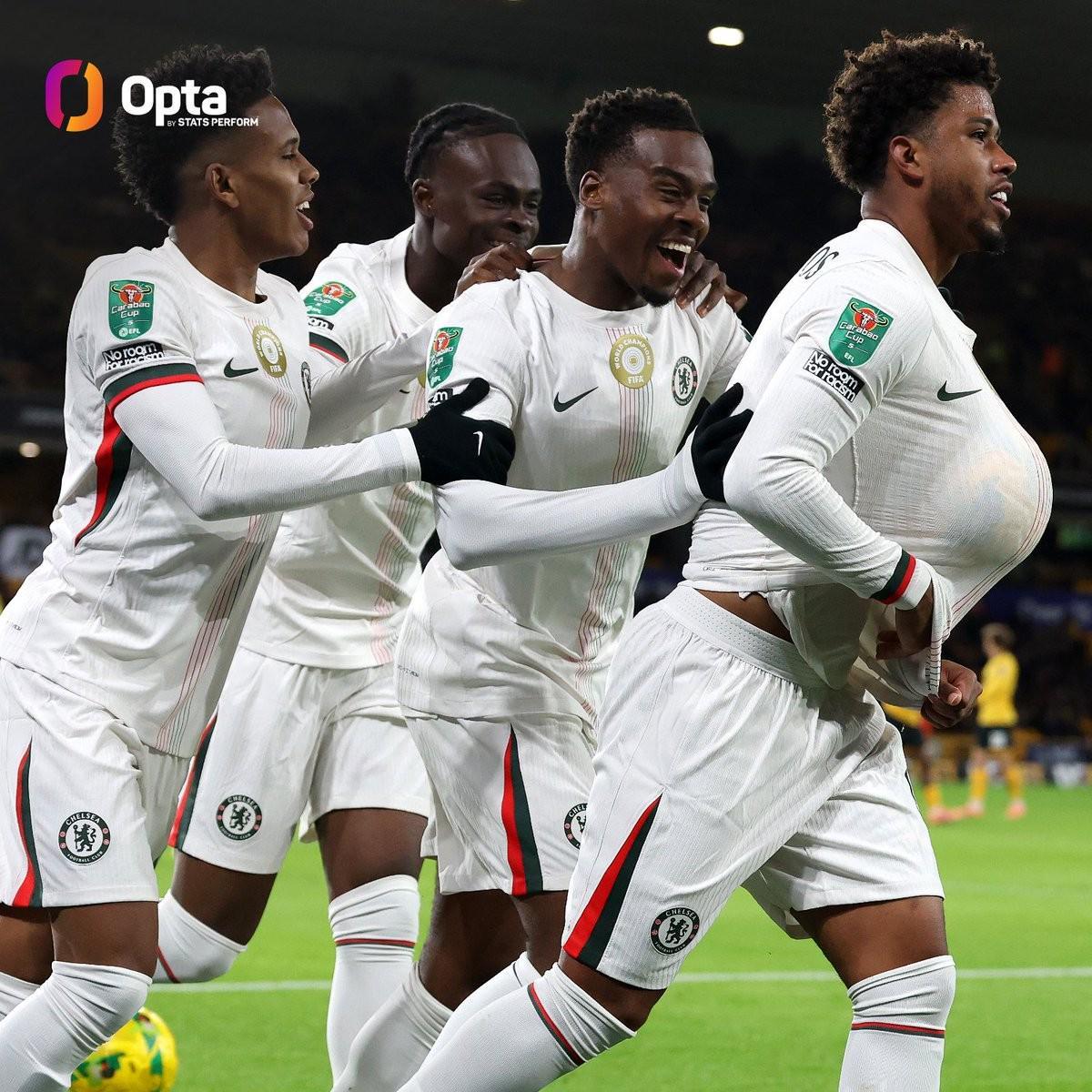 青春风暴席卷英超！切尔西单场4名U21球员破门创纪录