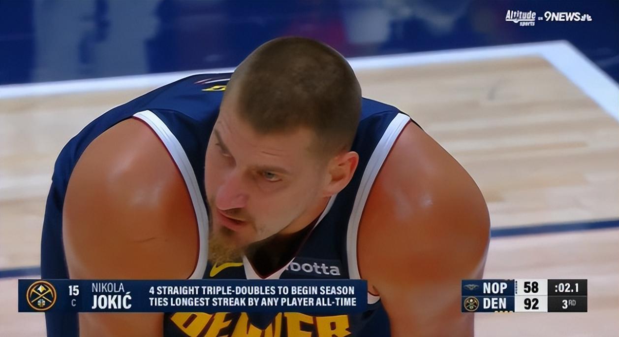 约基奇狂轰第70次三节三双！开赛4连三双创历史新纪录