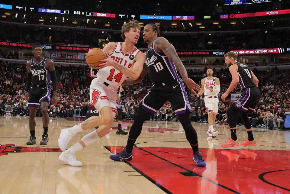 NBA常规赛：公牛4连胜东部登顶，威少加盟国王5战4败